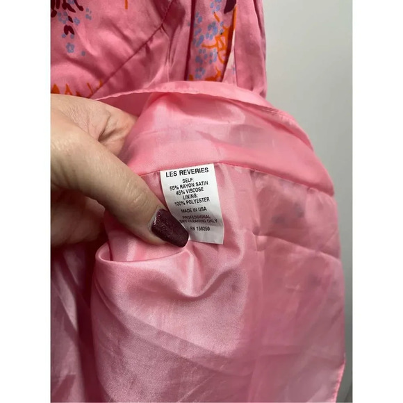 Les Reveries Floral Print One shoulder dress - Picture 8 of 10